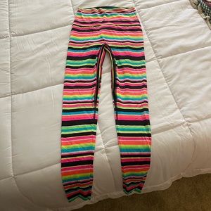 Women's K-Deer Rainbow Striped Leggings